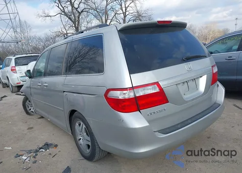 2007 Honda Odyssey Ex-L из США, поврежденный, VIN 5FNRL38717B407239